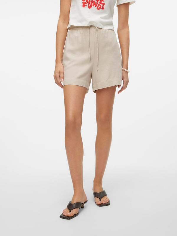 VERO MODA VERO MODA Loosefit Shorts 'MYMILO' In Greige