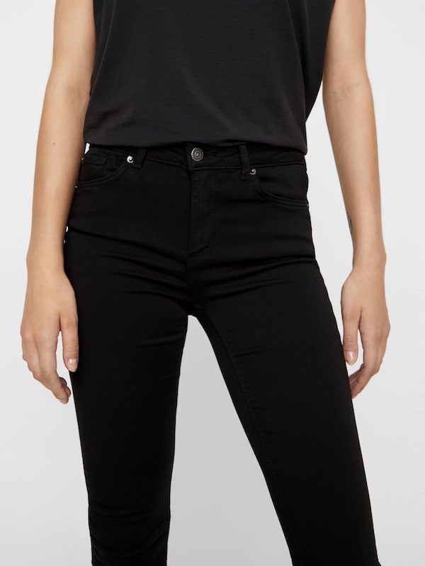 VERO MODA VERO MODA Skinny Jeans 'Lux' In Black Denim