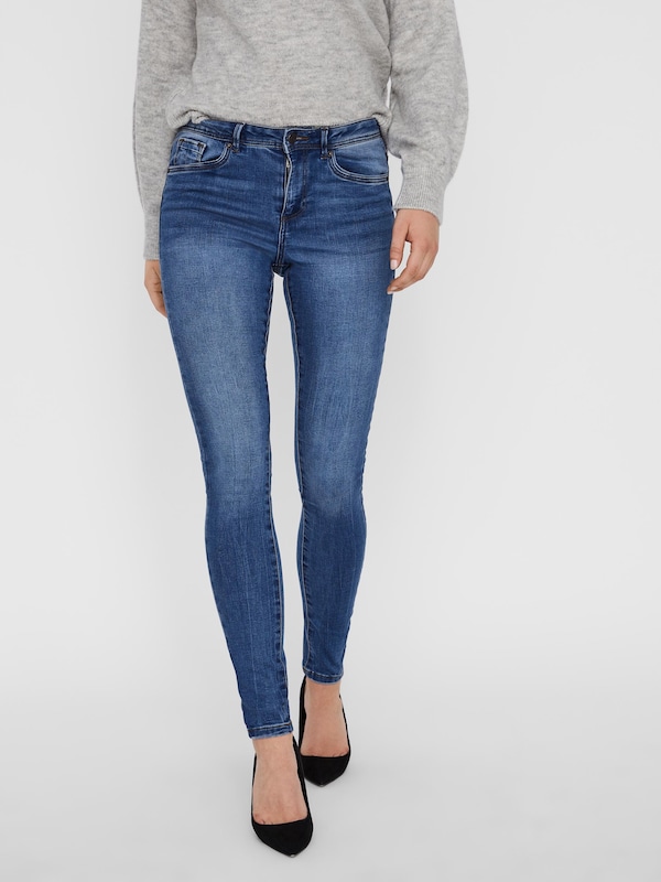 VERO MODA VERO MODA Skinny Jeans 'Tanya' In Blue Denim
