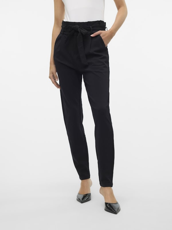 VERO MODA VERO MODA Slimfit Bundfaltenhose 'Eva' In Schwarz