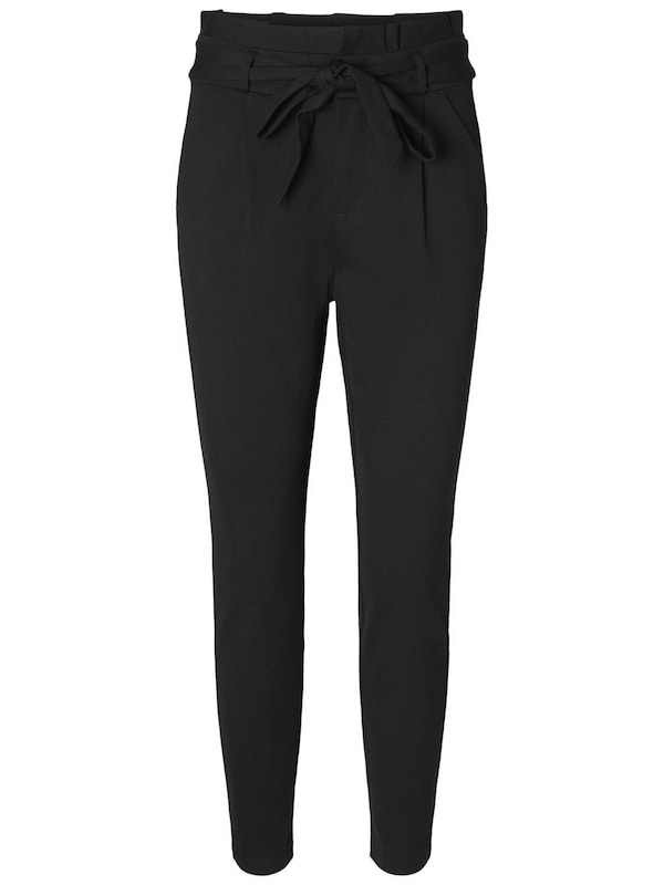 VERO MODA VERO MODA Slimfit Bundfaltenhose 'Eva' in Schwarz