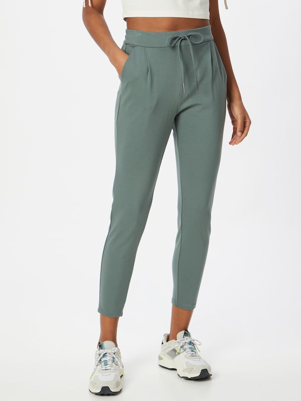 VERO MODA VERO MODA Tapered Bundfaltenhose 'Eva' In Smaragd
