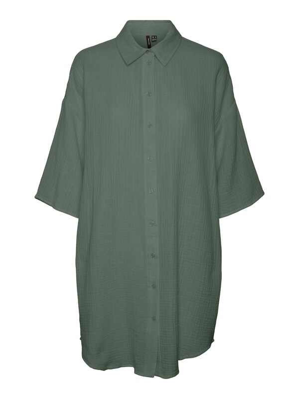 VERO MODA VERO MODA Bluse 'Natali' In Dunkelgrün