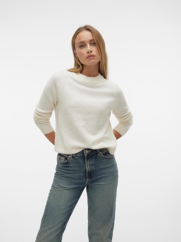 VERO MODA VERO MODA Pullover 'VMFiluca' In Ecru