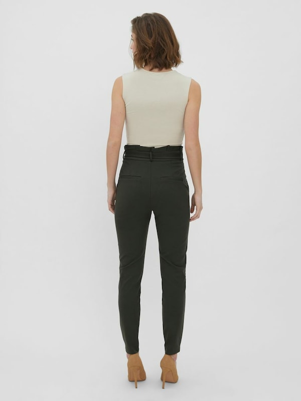 VERO MODA VERO MODA Slimfit Hose 'Eva' In Dunkelgrün