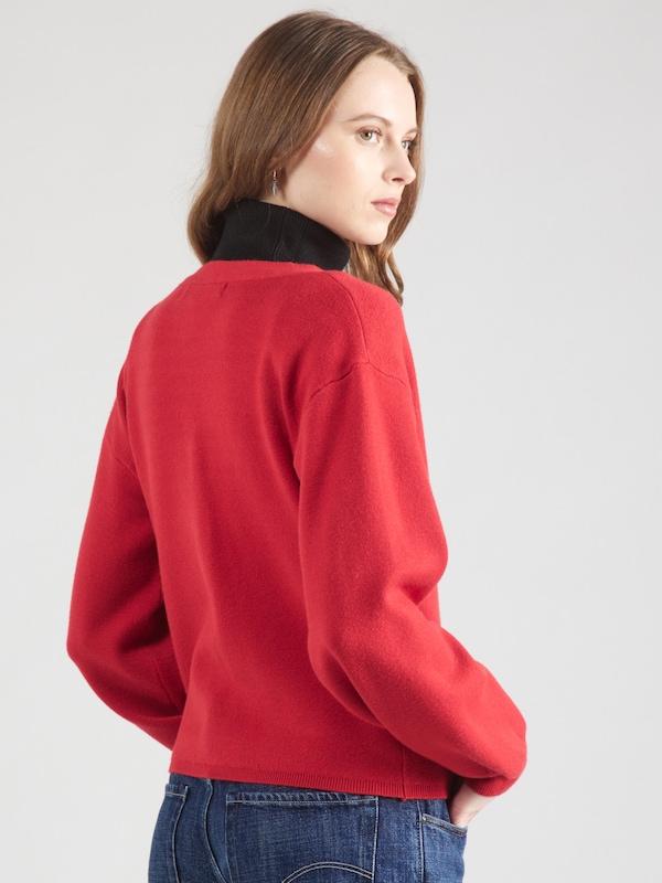 VERO MODA VERO MODA Strickjacke 'VMGold' In Rot