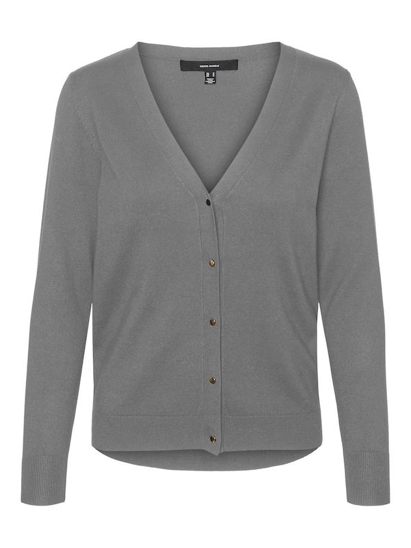 VERO MODA VERO MODA Strickjacke 'VMSILJE' In Grau
