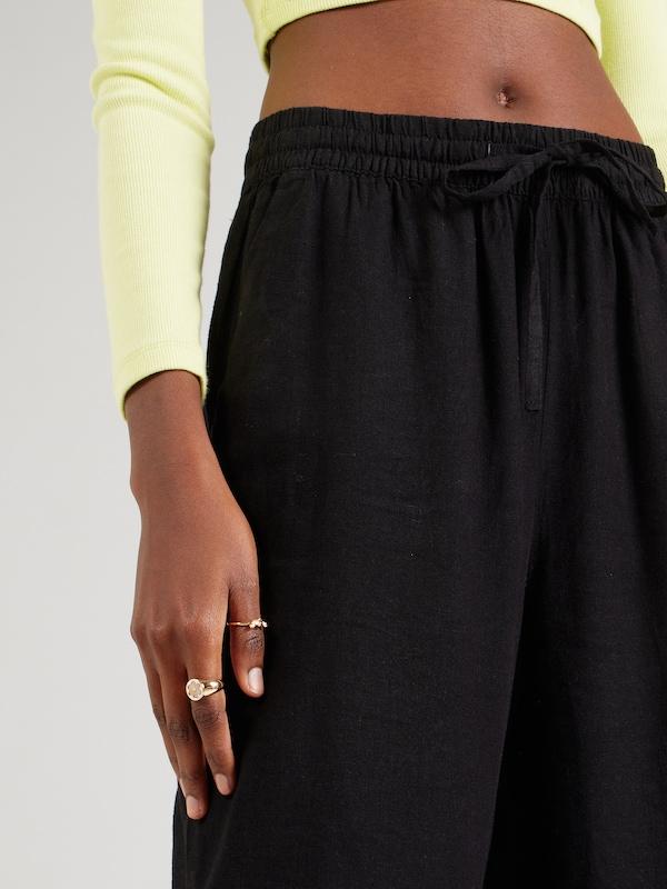 VERO MODA VERO MODA Wide Leg Hose 'LINN' In Schwarz