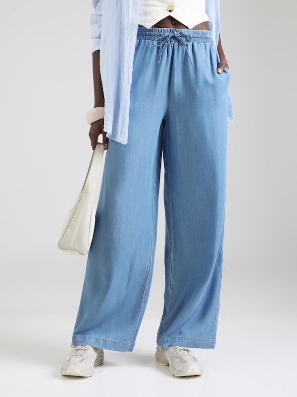 VERO MODA VERO MODA Wide Leg Hose 'VMBREE' In Blue Denim