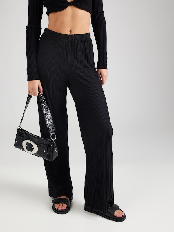 VILA VILA Wide Leg Hose In Schwarz