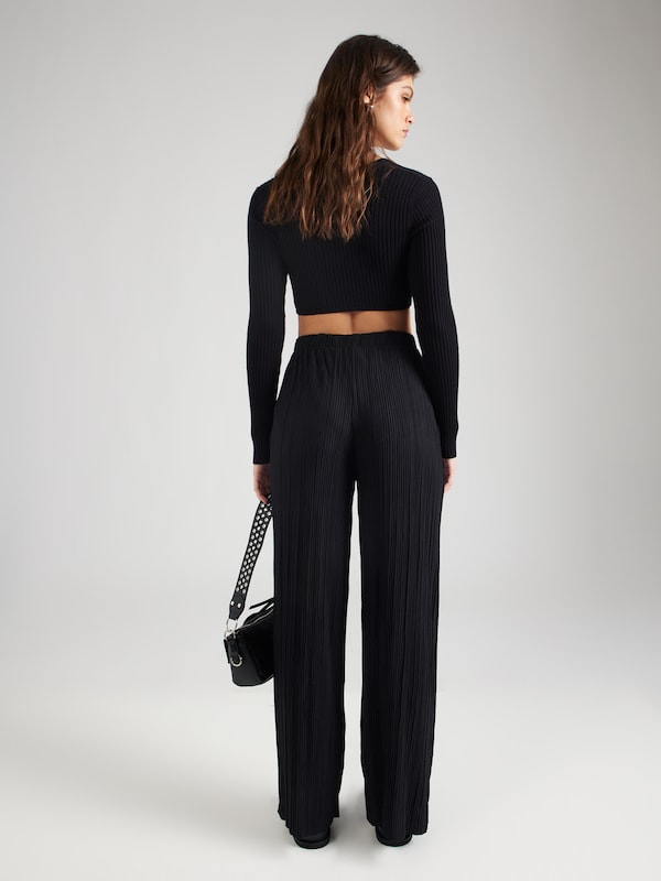 VILA VILA Wide Leg Hose In Schwarz