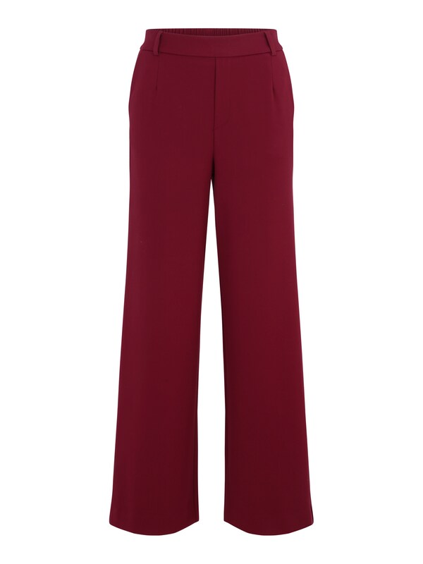 VILA VILA Wide Leg Hose 'VIVARONE' in Dunkelrot