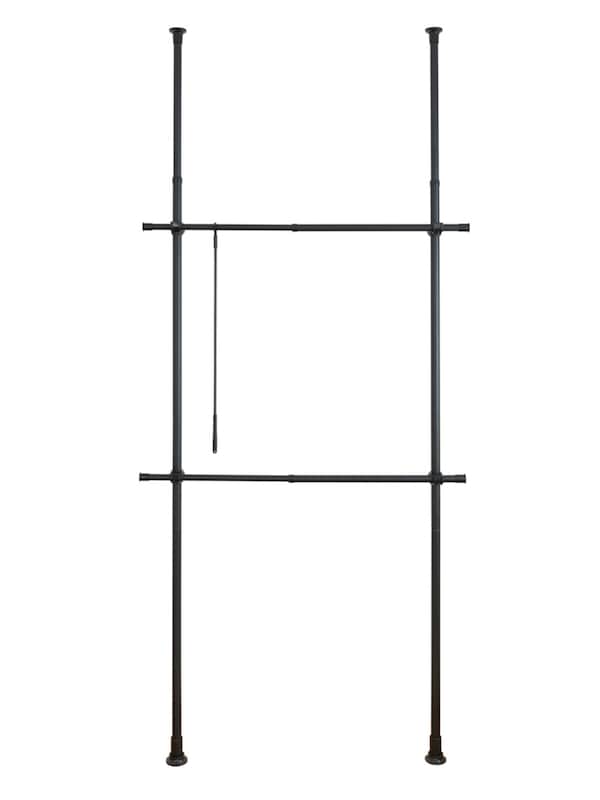 Wenko Wenko Teleskop-Garderobensystem 'Herkules' in Schwarz