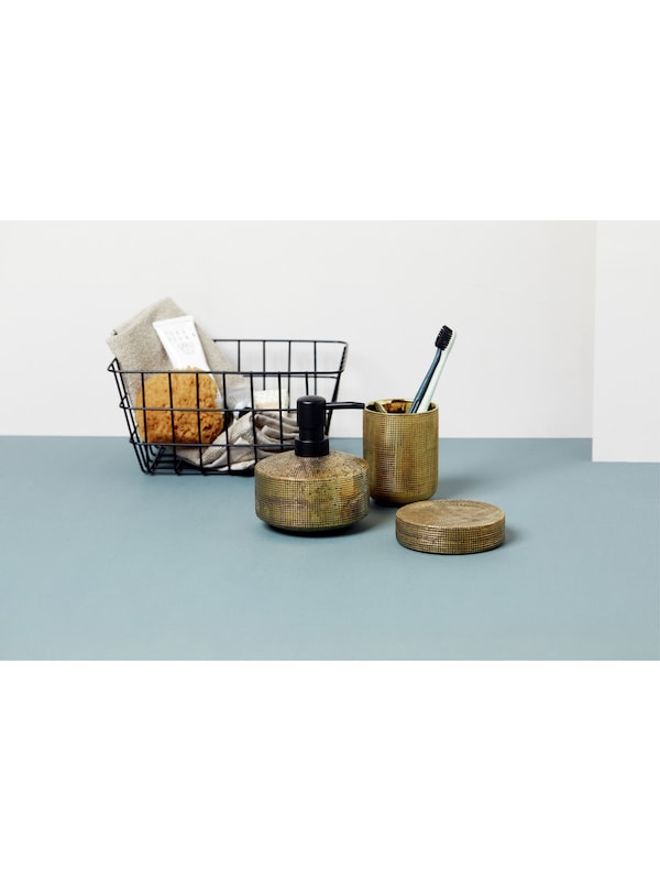 Wenko Wenko Bad-Accessoire Set 'Rivara' In Gold