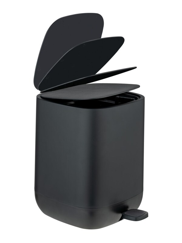 Wenko Wenko Kosmetikeimer 'Davos' 6 5l In Schwarz