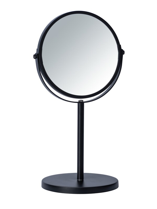 Wenko Wenko Kosmetikspiegel 'Assisi' in Schwarz