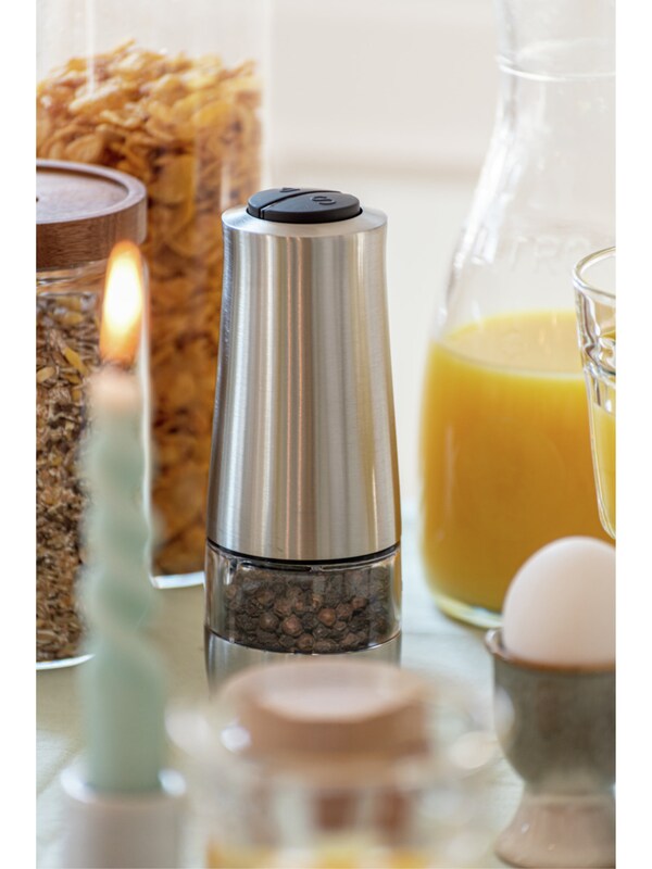 Wenko Wenko Salz- Und Pfeffermühle In Silber