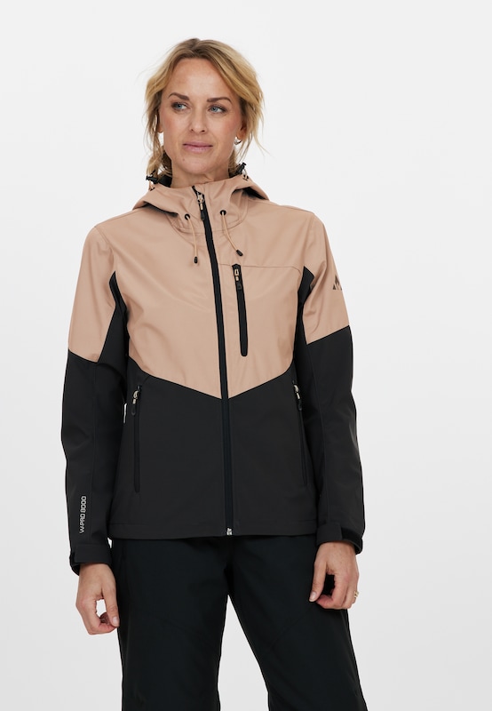 Whistler Whistler Sportjacke 'Rosea' In Beige Schwarz