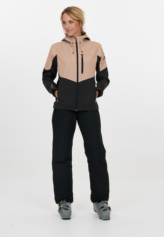 Whistler Whistler Sportjacke 'Rosea' In Beige Schwarz