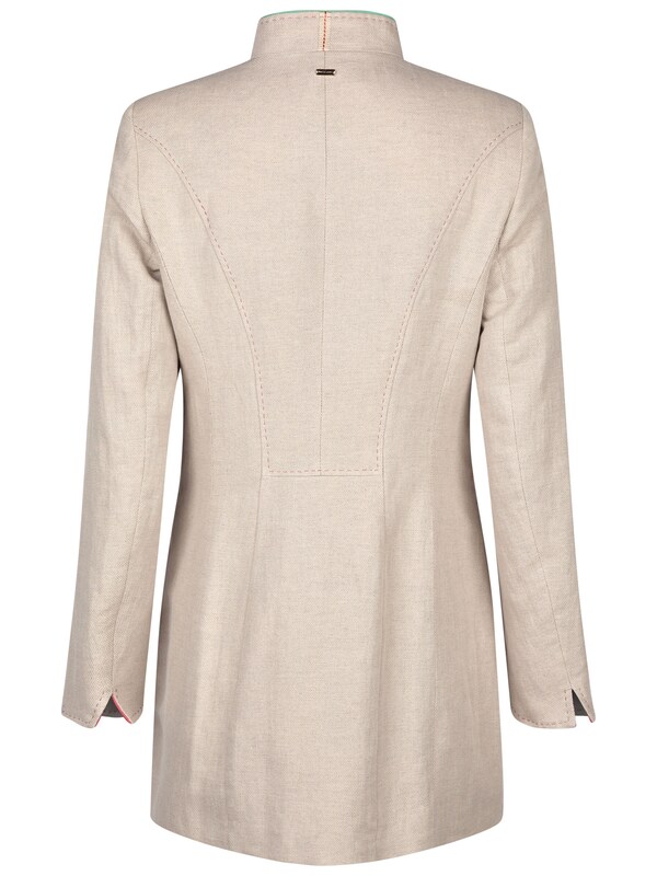 White Label White Label Gehrock Mit Stehkragen In Beige