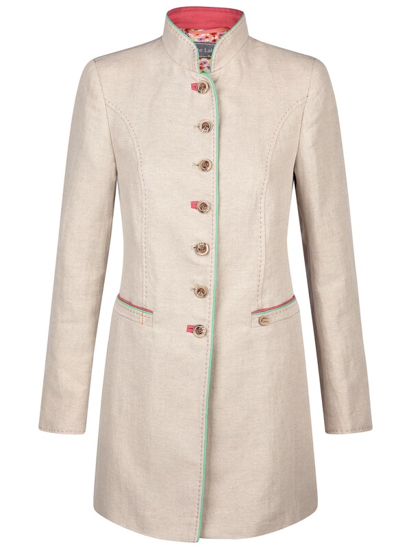 White Label White Label Gehrock mit Stehkragen in Beige