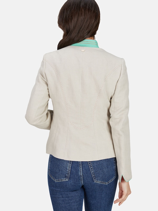 White Label White Label Janker Mit Kontrasteffekten In Beige
