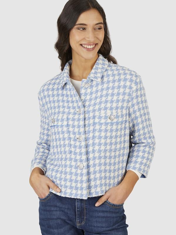White Label White Label Blazer In Blau Weiß