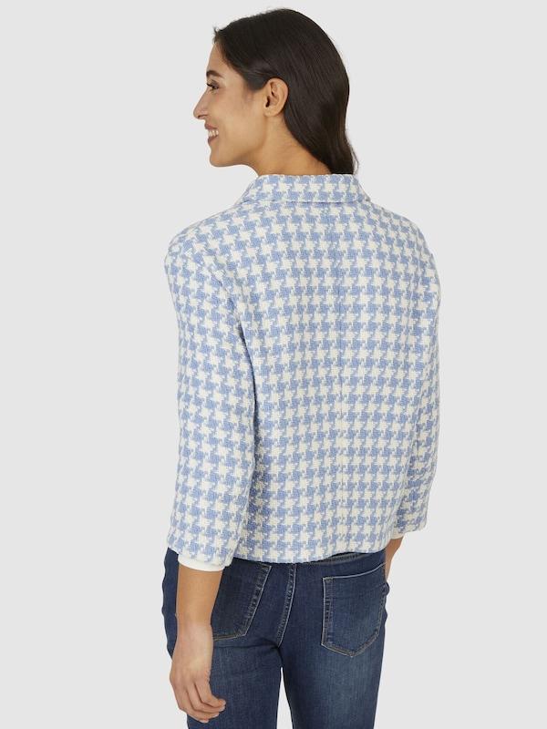 White Label White Label Blazer In Blau Weiß