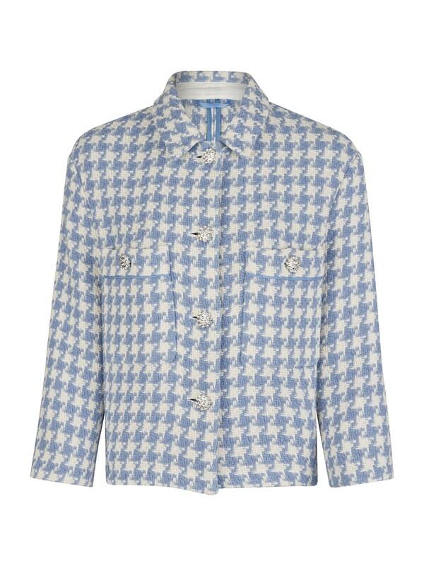White Label White Label Blazer in Blau Weiß