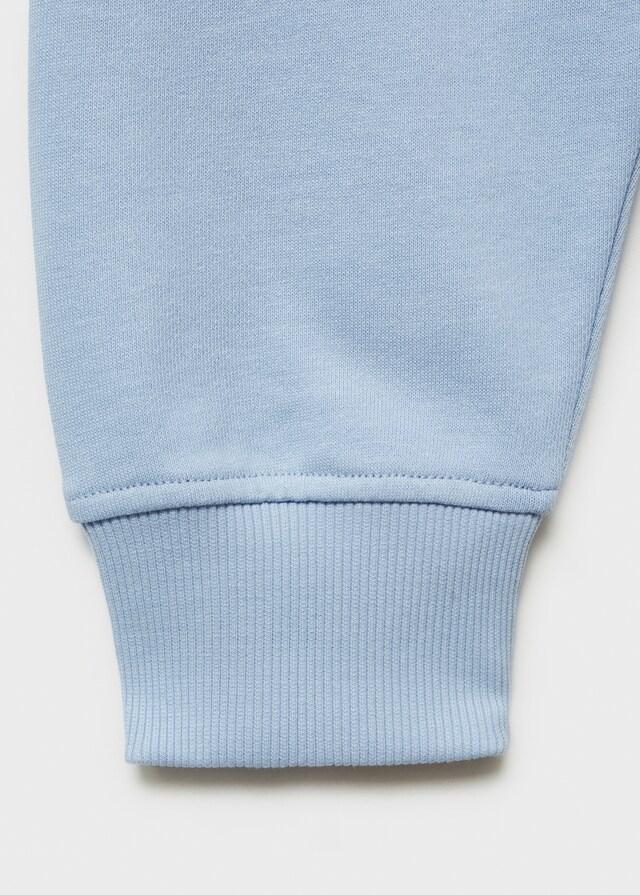 Mango Baumwoll-Sweatshirt Mit Aufgedrucktem Schriftzug