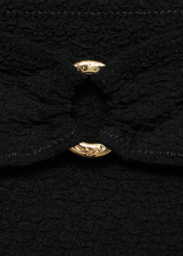 Mango Hochtaillierter Bikini-Slip Mit Frottee-Effekt