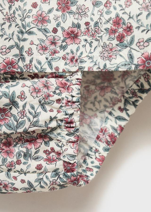 Mango Kleid Und Strampler Aus Baumwolle Mit Blumenmuster