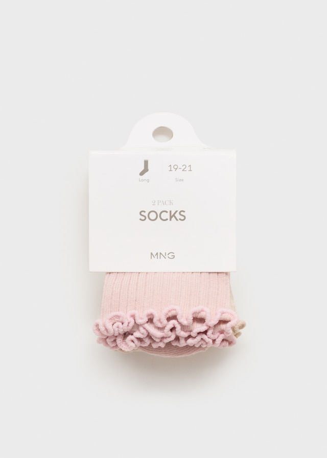 Mango 2er-Pack Gemusterte Socken
