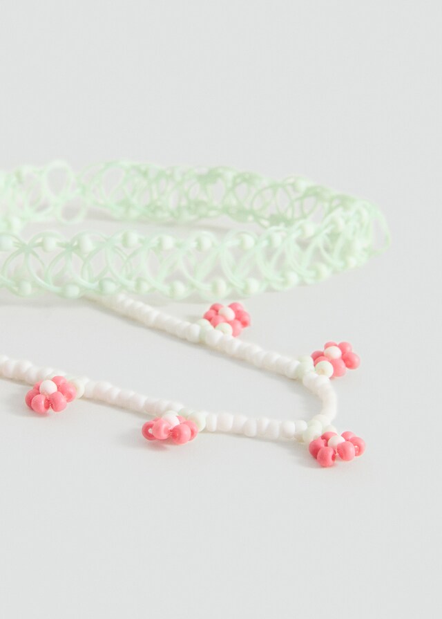 Mango 2er-Set kombinierte Halsketten