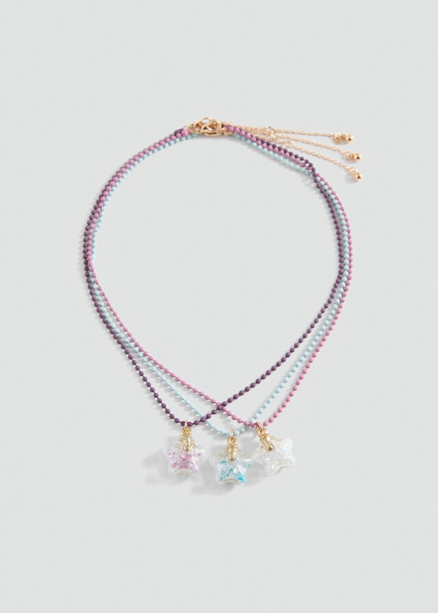 Mango 3-er Pack kombinierte Halsketten