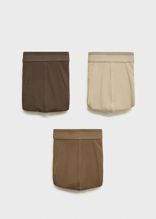 Mango 3er-Pack Baumwoll-Boxershorts