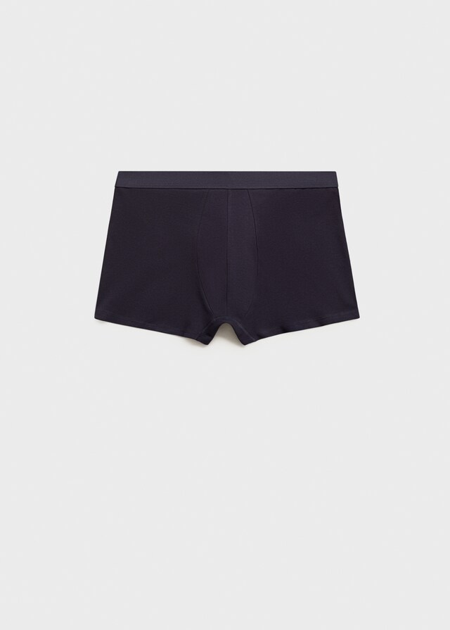 Mango 3er-Pack Blaue Boxershorts Aus Baumwolle