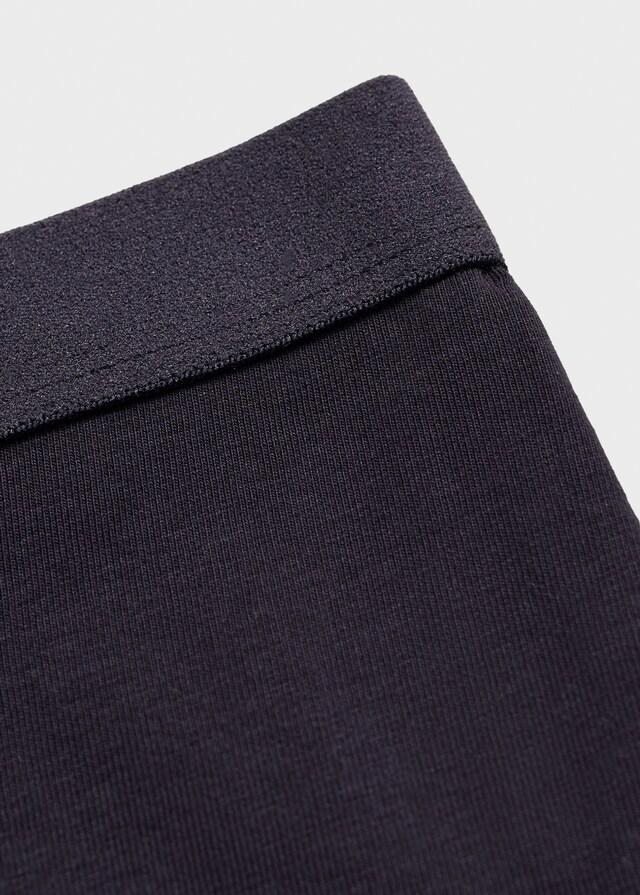 Mango 3er-Pack Blaue Boxershorts Aus Baumwolle