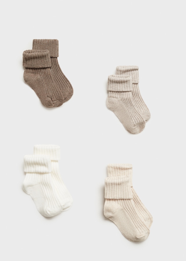 Mango 4er-Pack Rippsocken