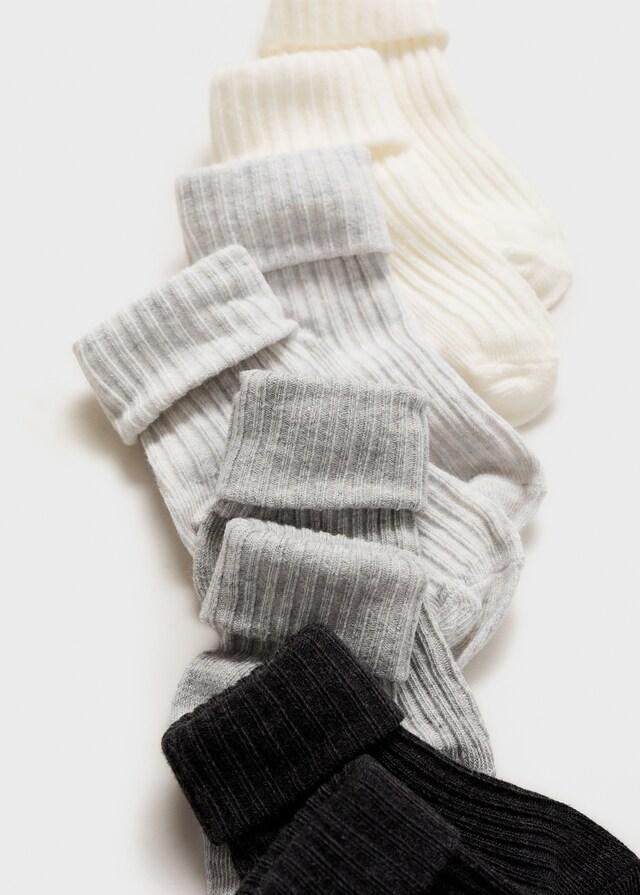 Mango 4er-Pack Rippsocken