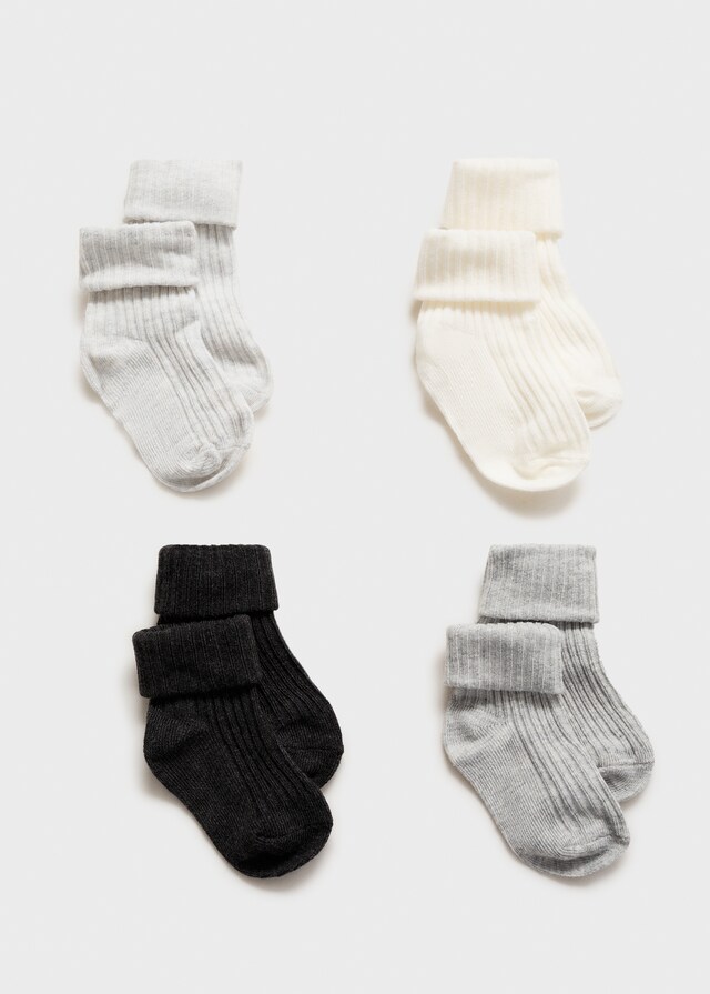 Mango 4er-Pack Rippsocken