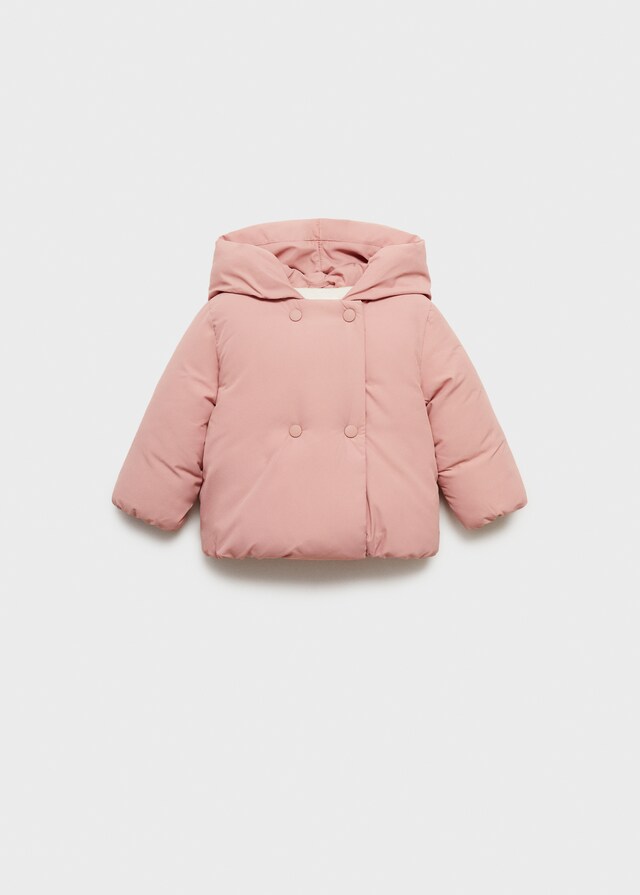 Mango Anorak mit Kunstfell-Innenseite