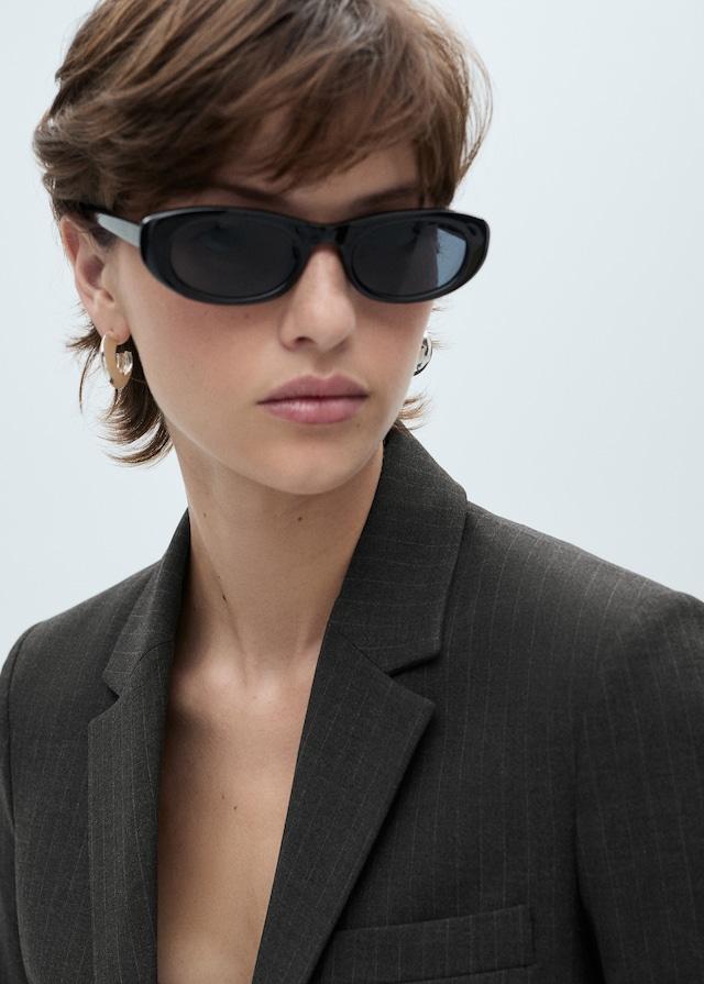 Mango Anzugjacke Mit Nadelstreifen