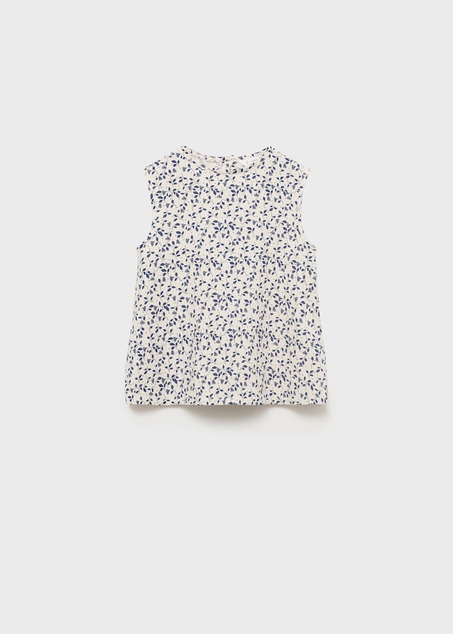 Mango Ärmellose Printbluse