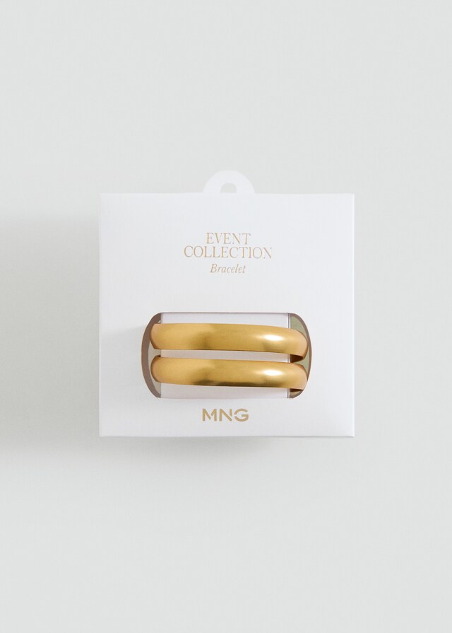 Mango Armreif In Spiral-Optik