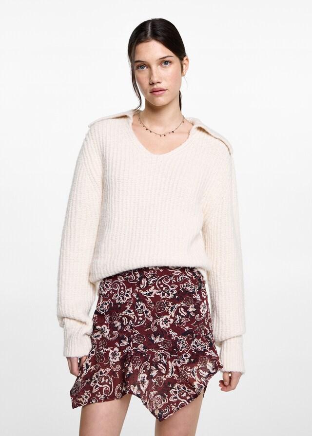 Mango Asymmetrisches Printkleid