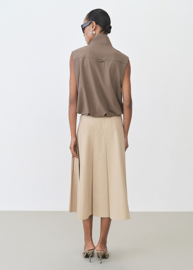 Mango Ausgestellter Rock Mit Abnäherdetail