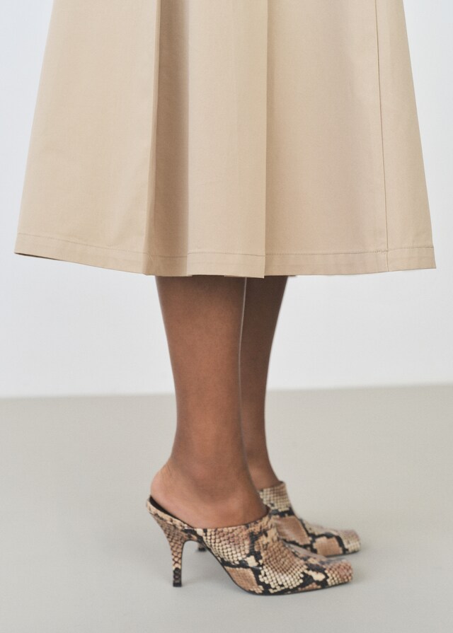 Mango Ausgestellter Rock Mit Abnäherdetail