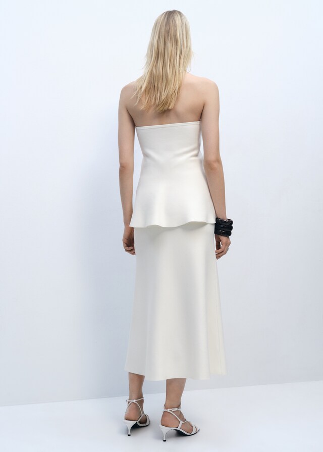 Mango Ausgestellter Strickrock