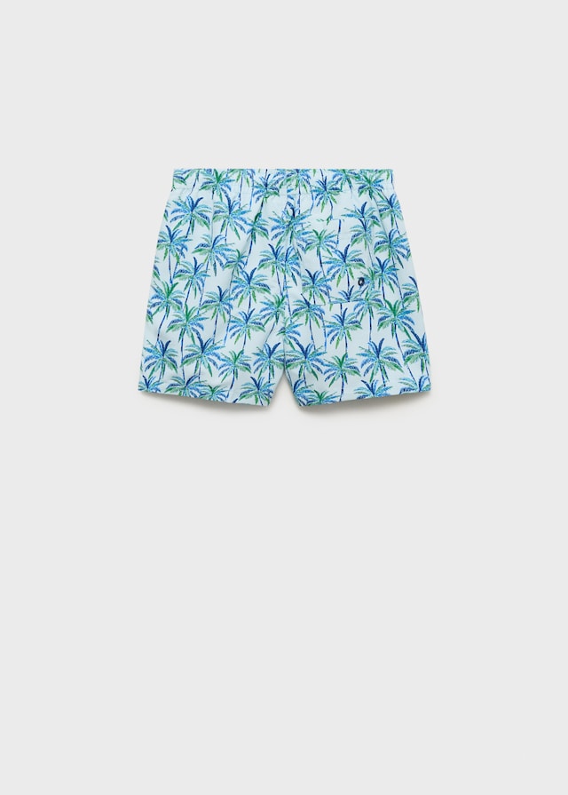 Mango Badeanzug Mit Palmen-Motiv